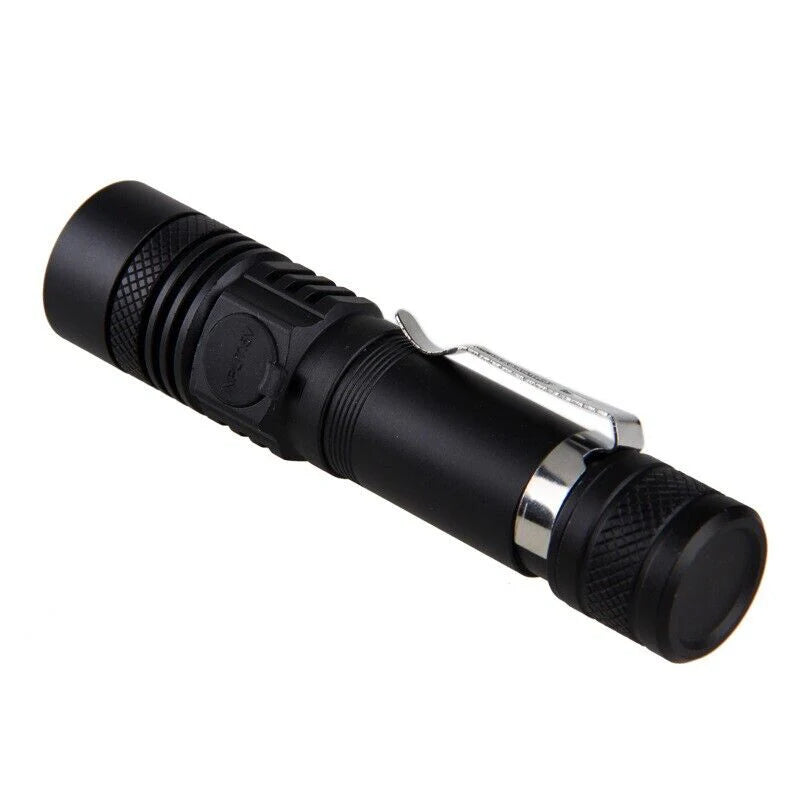 Super Bright 90000LM LED Tactical Flashlight Zoomable with Rechargeable Battery